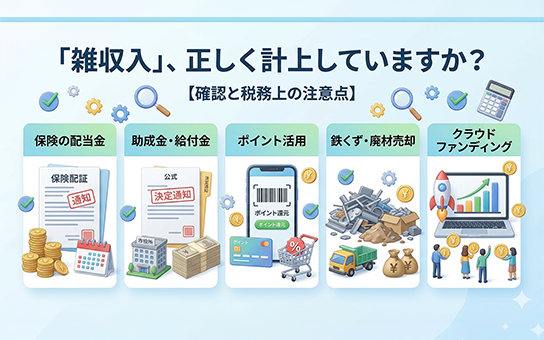 迷いがちな「雑収入」の正しい計上ルール